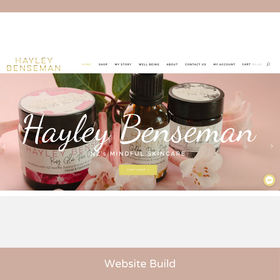 Website Build: Hayley Benseman