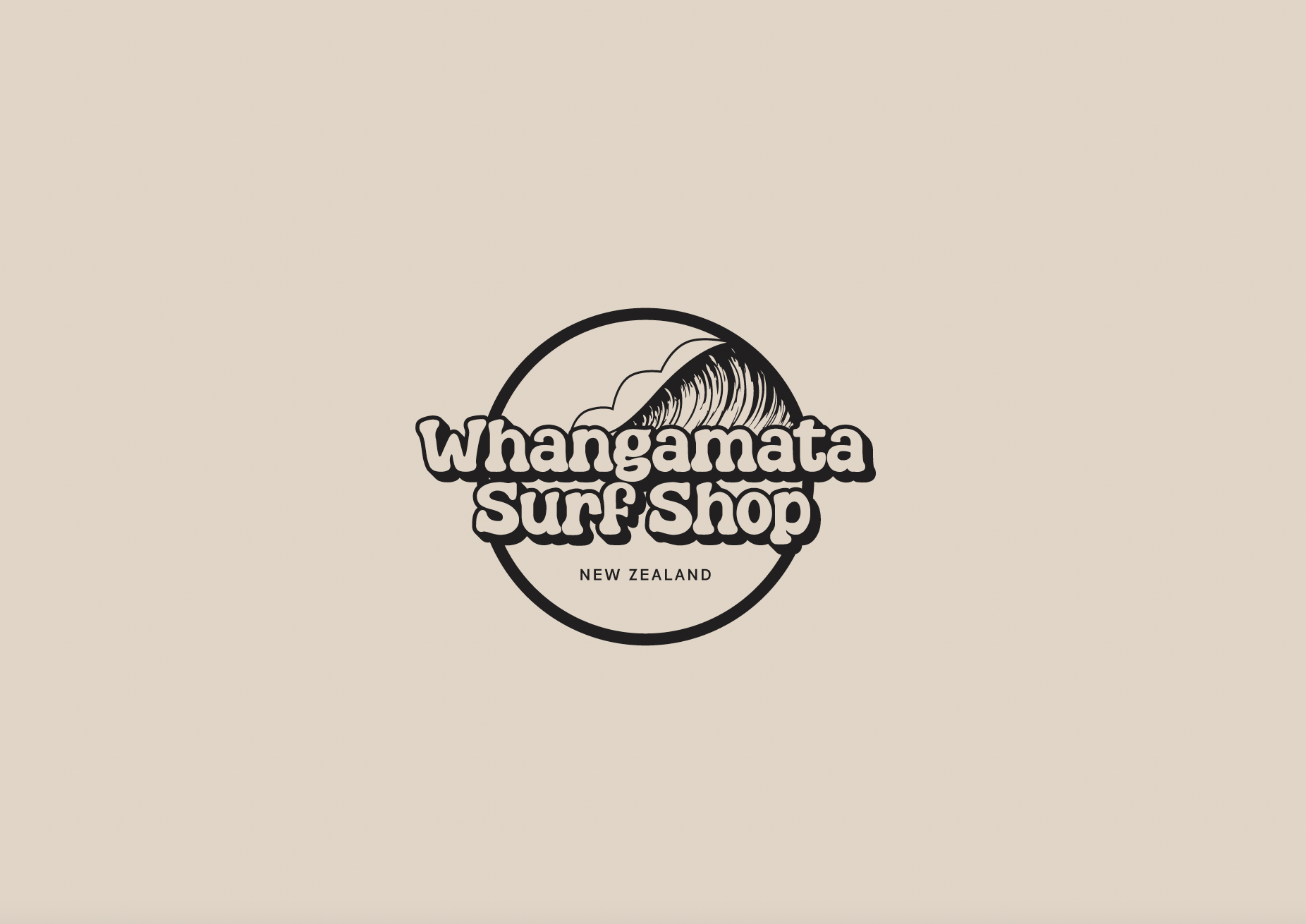 T-shirt Design for Whangamata Surf Shop