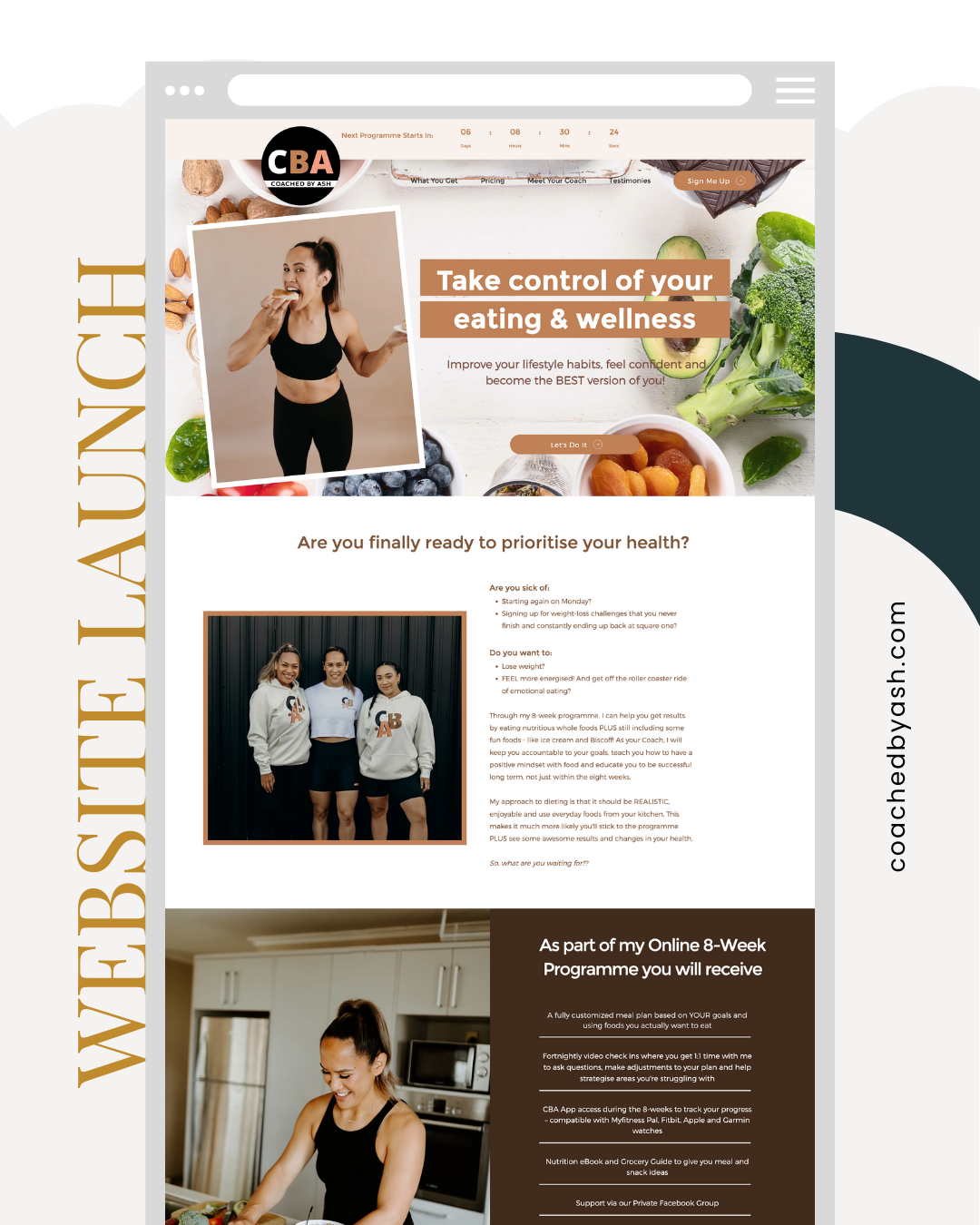Coached By Ash - Nutritionist | Website