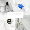 Product Photography on White Sheet